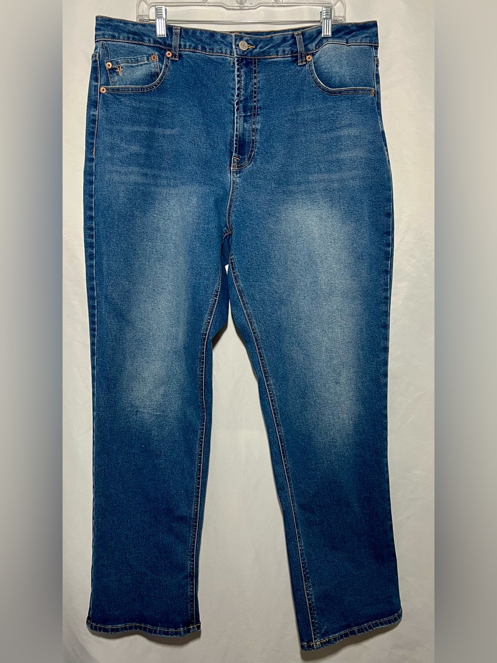 Frye Signature High Rise Straight Leg Blue Jeans Size 16